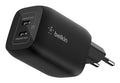 Belkin ENA007KQBK mobile device charger Headphones, Laptop, Portable gaming console, Smartphone, Tablet Black AC Fast charging Indoor
