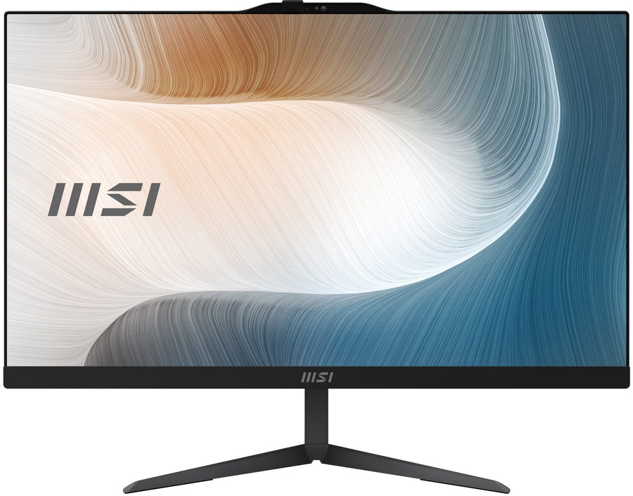 MSI Modern AM242 1M-1219EU All-in-One PC/workstation Intel Core 5 120U 60.5 cm (23.8") 1920 x 1080 pixels 8 GB DDR5-SDRAM 512 GB SSD Windows 11 Pro Wi-Fi 6E (802.11ax) Black
