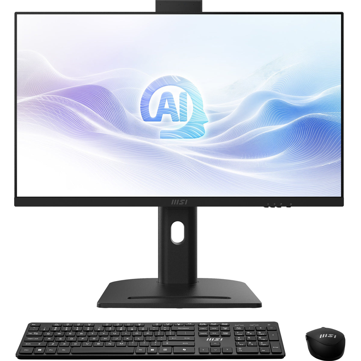 MSI Modern AM273QP AI 1UM-233FR Intel Core Ultra 7 155H 68.6 cm (27") 2560 x 1440 pixels All-in-One PC 32 GB DDR5-SDRAM 1 TB SSD Windows 11 Pro Wi-Fi 6E (802.11ax) Black