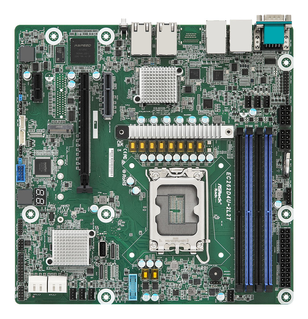 Asrock EC262D4U-2L2T motherboard Intel C262 LGA 1700 micro ATX
