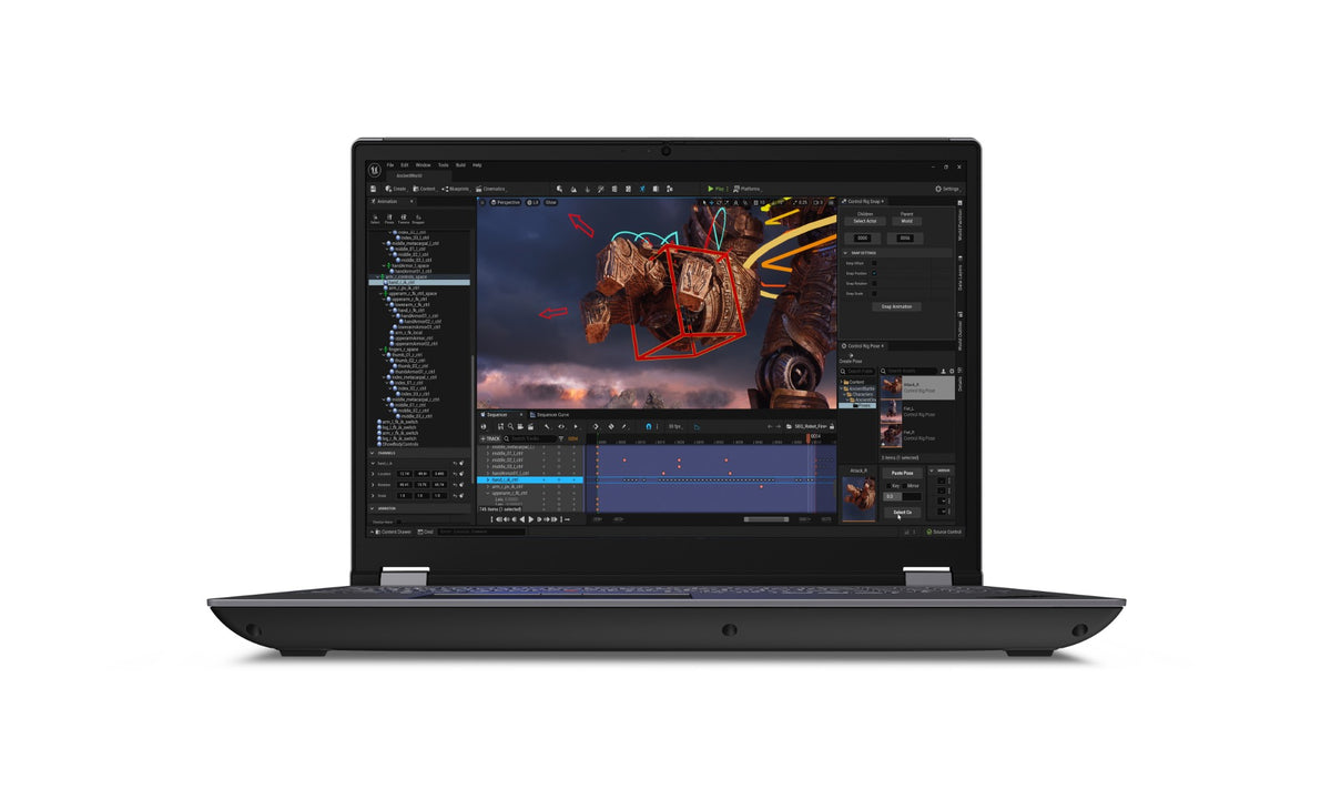Lenovo ThinkPad P16 Gen 2 Intel� CoreT i7 i7-13850HX Mobile workstation 40.6 cm (16") WUXGA 32 GB DDR5-SDRAM 512 GB SSD Wi-Fi 6E (802.11ax) Windows 11 Pro Black English