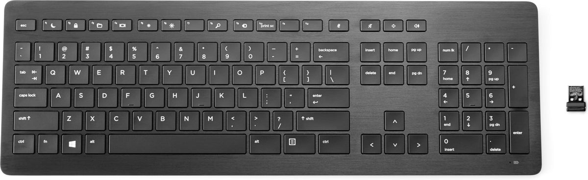 HP 917665-231 keyboard Home RF Wireless Slovakian Black