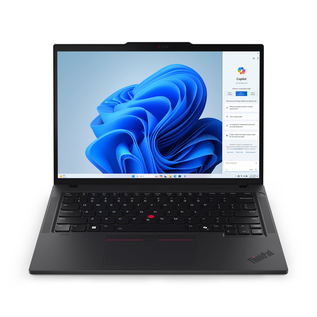 Lenovo ThinkPad T14 Gen 5 (AMD) AMD Ryzen™ 7 PRO 8840U Laptop 35.6 cm (14") WUXGA 16 GB DDR5-SDRAM 512 GB SSD Wi-Fi 6E (802.11ax) Windows 11 Pro Black Italian