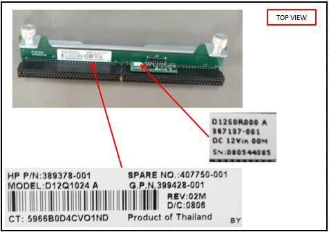 HPE 574898-001 Blank panel