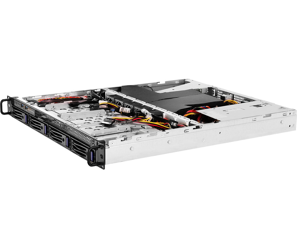 Asrock 1U4LW-X470 RPSU server barebone AMD Promontory X470 Socket AM4 Rack (1U) Black