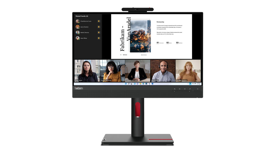 Lenovo ThinkCentre Tiny-In-One 22 Gen 5 computer monitor 54.6 cm (21.5") 1920 x 1080 pixels Full HD LED Touchscreen Black