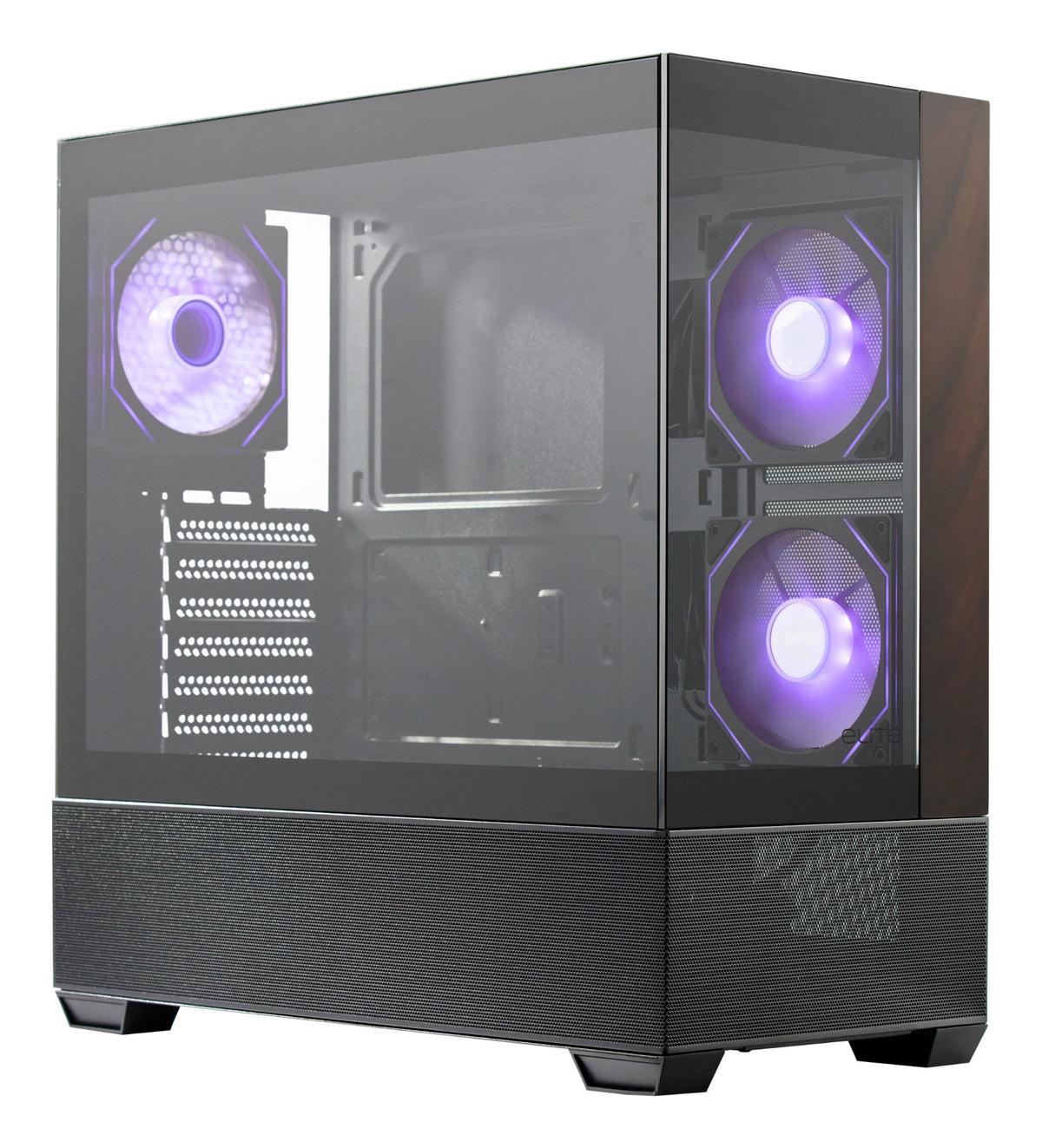 Cooler Master Elite 690 Wood Midi Tower Black