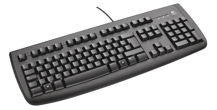 Logitech Deluxe 250 , Black (Swiss) keyboard PS/2