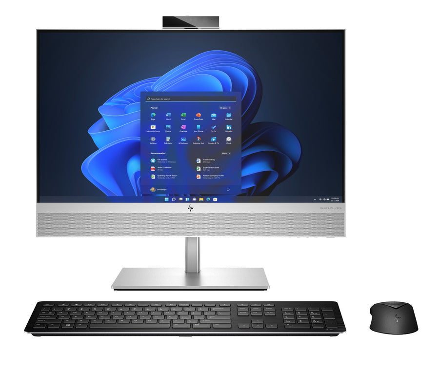 HP EliteOne 840 G9 Intel® Core™ i7 i7-14700 60.5 cm (23.8") 1920 x 1080 pixels Touchscreen All-in-One PC 16 GB DDR5-SDRAM 512 GB SSD Windows 11 Pro Wi-Fi 7 (802.11be) Silver