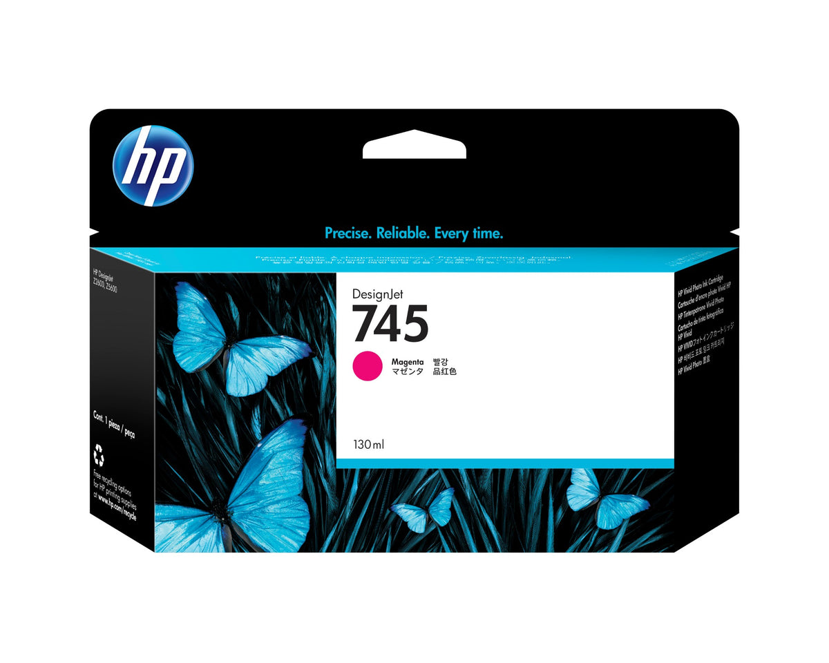 HP F9J95A/745 Ink cartridge magenta 130ml for HP DesignJet Z 2600