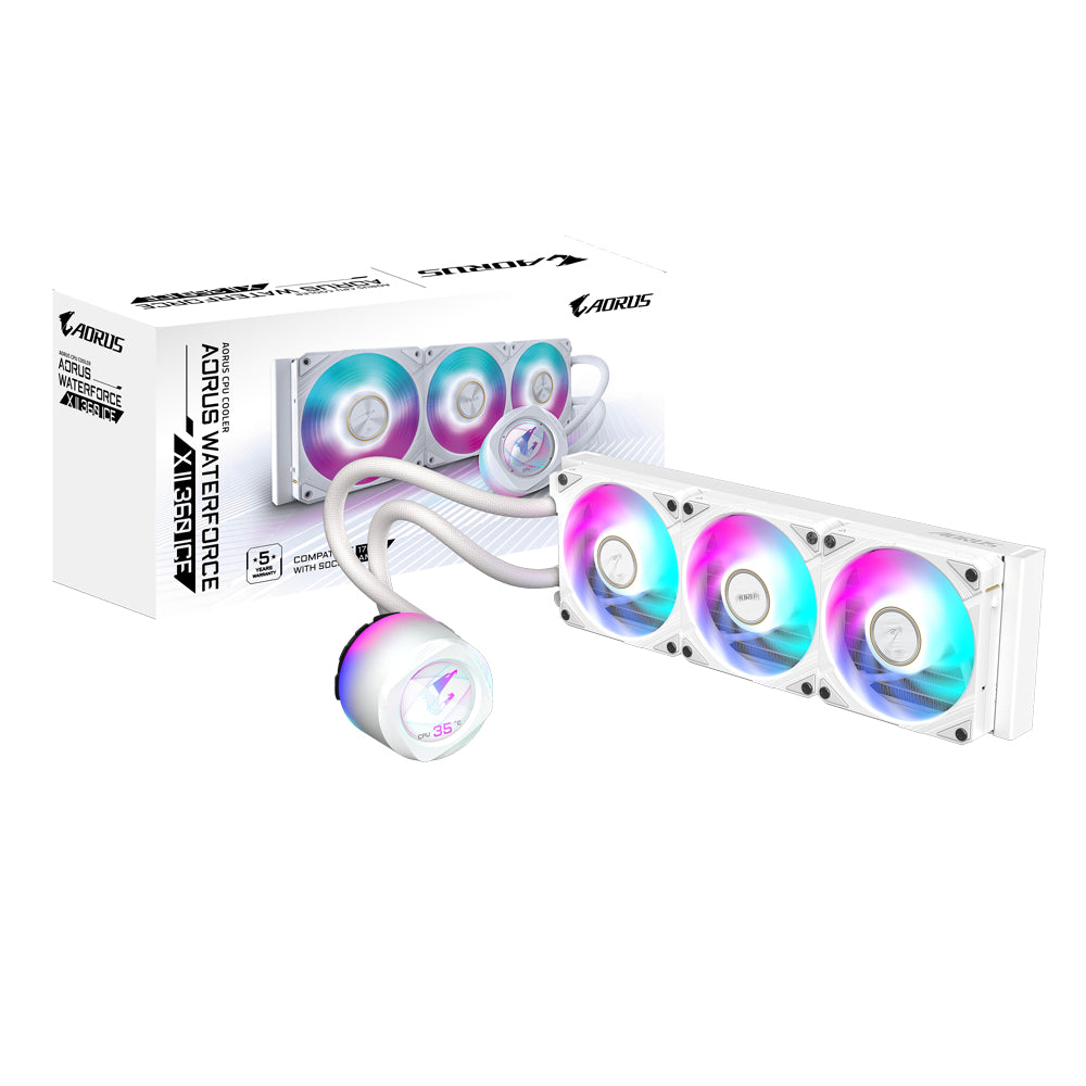 GIGABYTE AORUS WATERFORCE X II 360 ICE AIO Liquid CPU Cooler