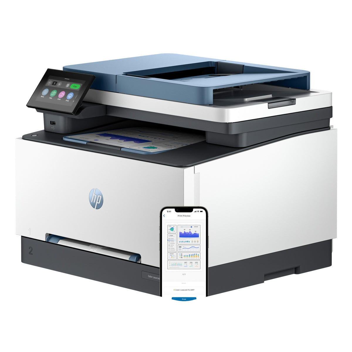 HP LaserJet Pro 3302sdw Wireless Multifunction Color Printer, Copier, Scanner; Duplex