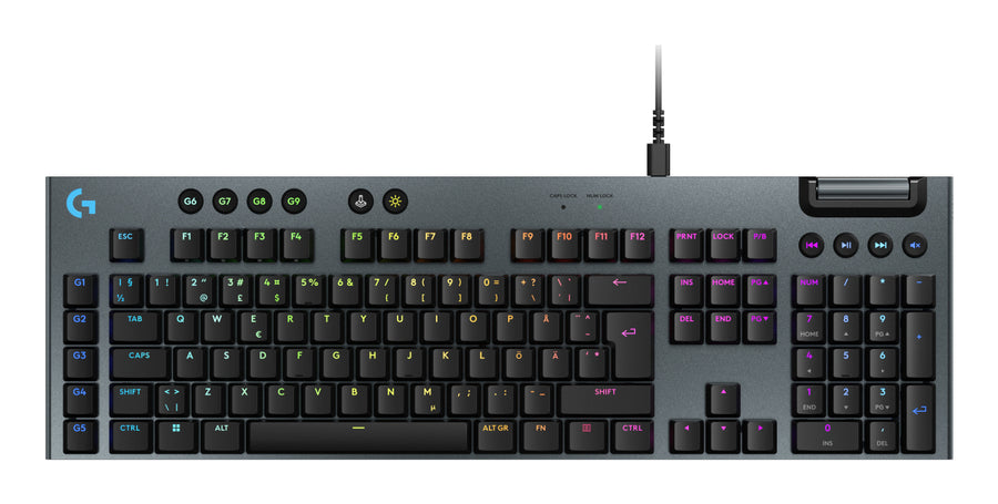 Logitech G G915 X keyboard Gaming USB QWERTY Nordic Black