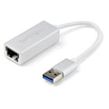 StarTech.com USB 3.0 to Gigabit Network Adapter, Silver, Sleek Aluminum Design for MacBook, Chromebook or Tablet, Native Driver Support