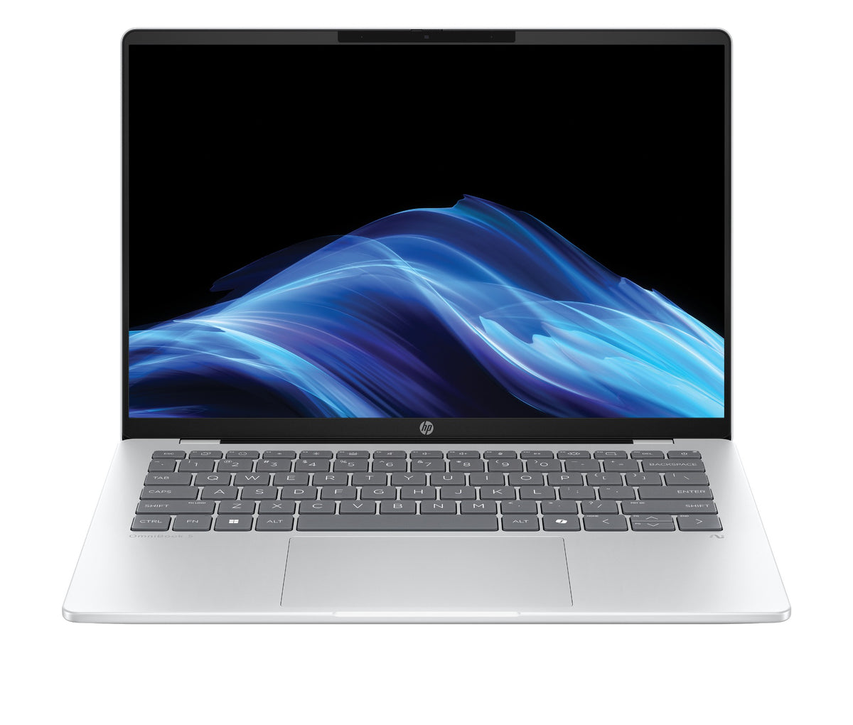 HP OmniBook 5 Laptop Next Gen AI 14-he0004nax Copilot+ PC Snapdragon X1P-42-100 35.6 cm (14") 2K 32 GB LPDDR5x-SDRAM 1 TB SSD Wi-Fi 6E (802.11ax) Windows 11 Home Silver