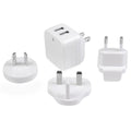StarTech.com Dual-Port USB Wall Charger - International Travel - 17W/3.4A - White