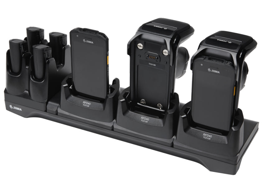 Zebra CRD3S4T-RFD40-TC2X-CHG-1R mobile device charger Mobile computer, RFID reader Black AC Indoor