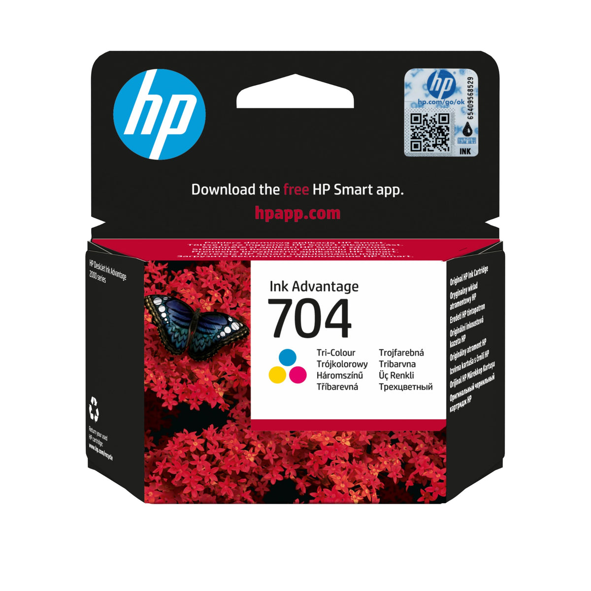 HP CN693AE/704 Printhead cartridge color, 200 pages 4.5ml for HP DeskJet 2010