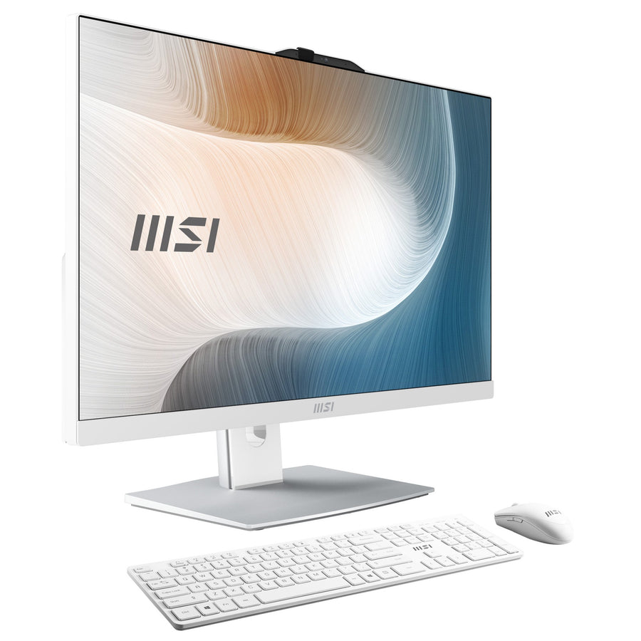MSI Modern AM242P 1M-2097EU Intel Core 7 150U 60.5 cm (23.8") 1920 x 1080 pixels All-in-One PC 16 GB DDR5-SDRAM 512 GB SSD Windows 11 Pro Wi-Fi 6E (802.11ax) White