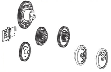 Zebra P1037974-029 printer/scanner spare part Drive gear