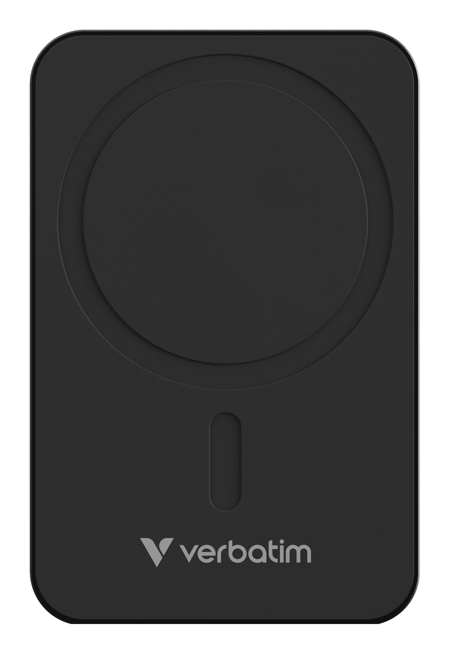 Verbatim Charge 'n' Go Essentials Power Bank Magnetic Wireless 20000 mAh Black