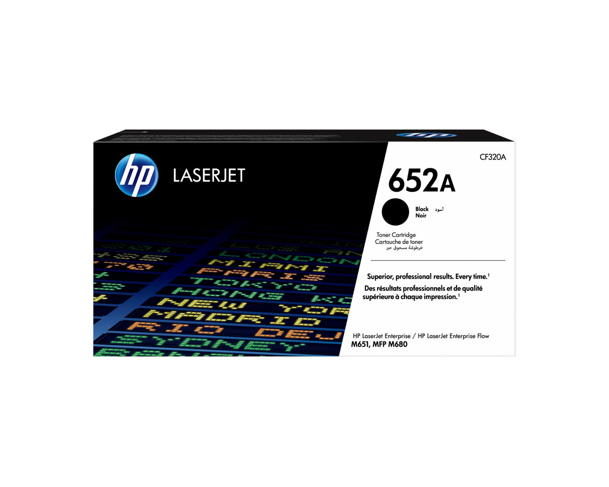 HP CF320A/652A Toner cartridge black, 11.5K pages ISO/IEC 19798 for HP Color LaserJet M 651/680