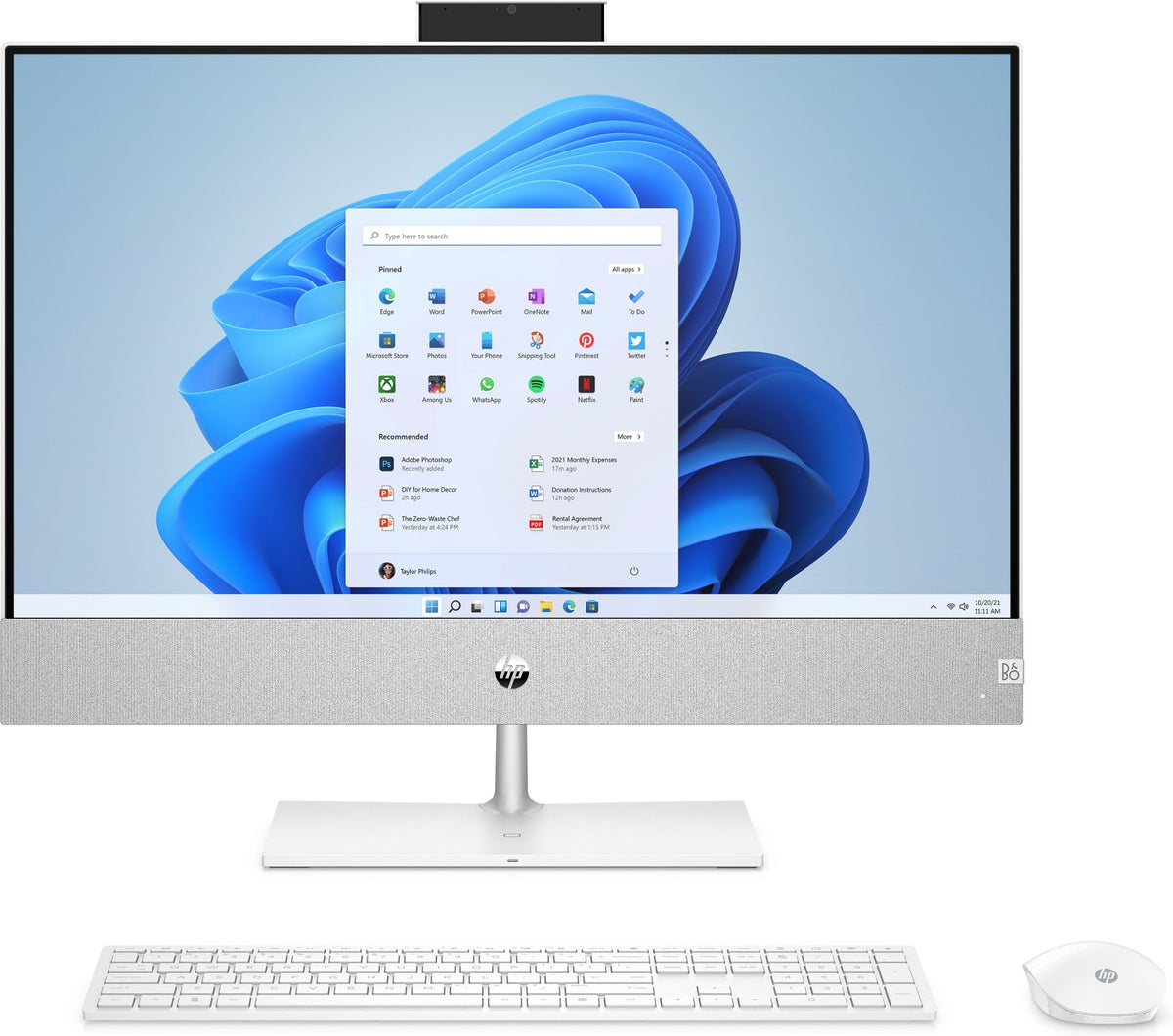 HP Pavilion 24-ca2001na Intel® Core™ i5 i5-13400T 60.5 cm (23.8") 1920 x 1080 pixels All-in-One PC 16 GB DDR4-SDRAM 512 GB SSD Windows 11 Home Wi-Fi 5 (802.11ac) White
