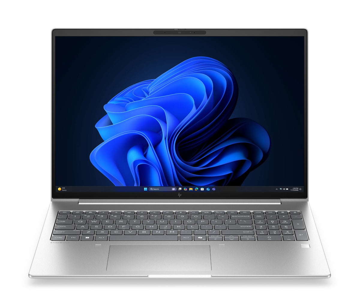 HP DW2D7ET laptop Intel Core 7 350 40.6 cm (16") WUXGA 32 GB DDR5-SDRAM 512 GB SSD Wi-Fi 7 (802.11be) Windows 11 Pro AI PC Silver