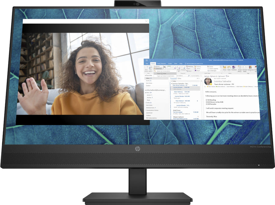 HP M27M 68.6 computer monitor 68.6 cm (27") 1920 x 1080 pixels Full HD LCD Black