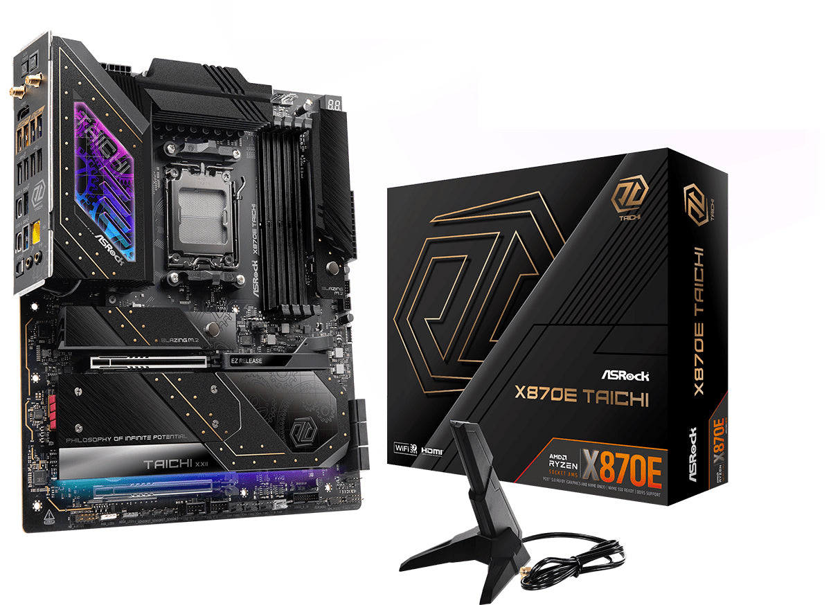 Asrock X870E Taichi AMD X870E Socket AM5 Extended ATX