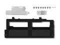 Lenovo 4XH1U85099 mounting kit Black, Stainless steel