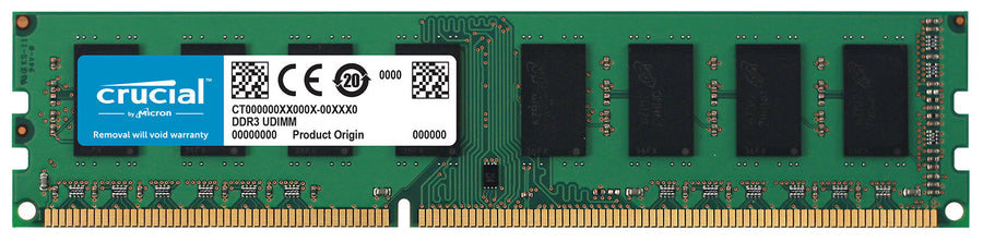 Crucial 8GB PC3-12800 memory module 1 x 8 GB DDR3 240-pin DIMM