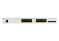 Cisco Catalyst 1000-24P-4X-L Network Switch, 24 Gigabit Ethernet (GbE) PoE+ Ports, 195W PoE Budget, four 10 G SFP+ Uplink Ports, Fanless Operation, Enhanced Limited Lifetime Warranty (C1000-24P-4X-L)