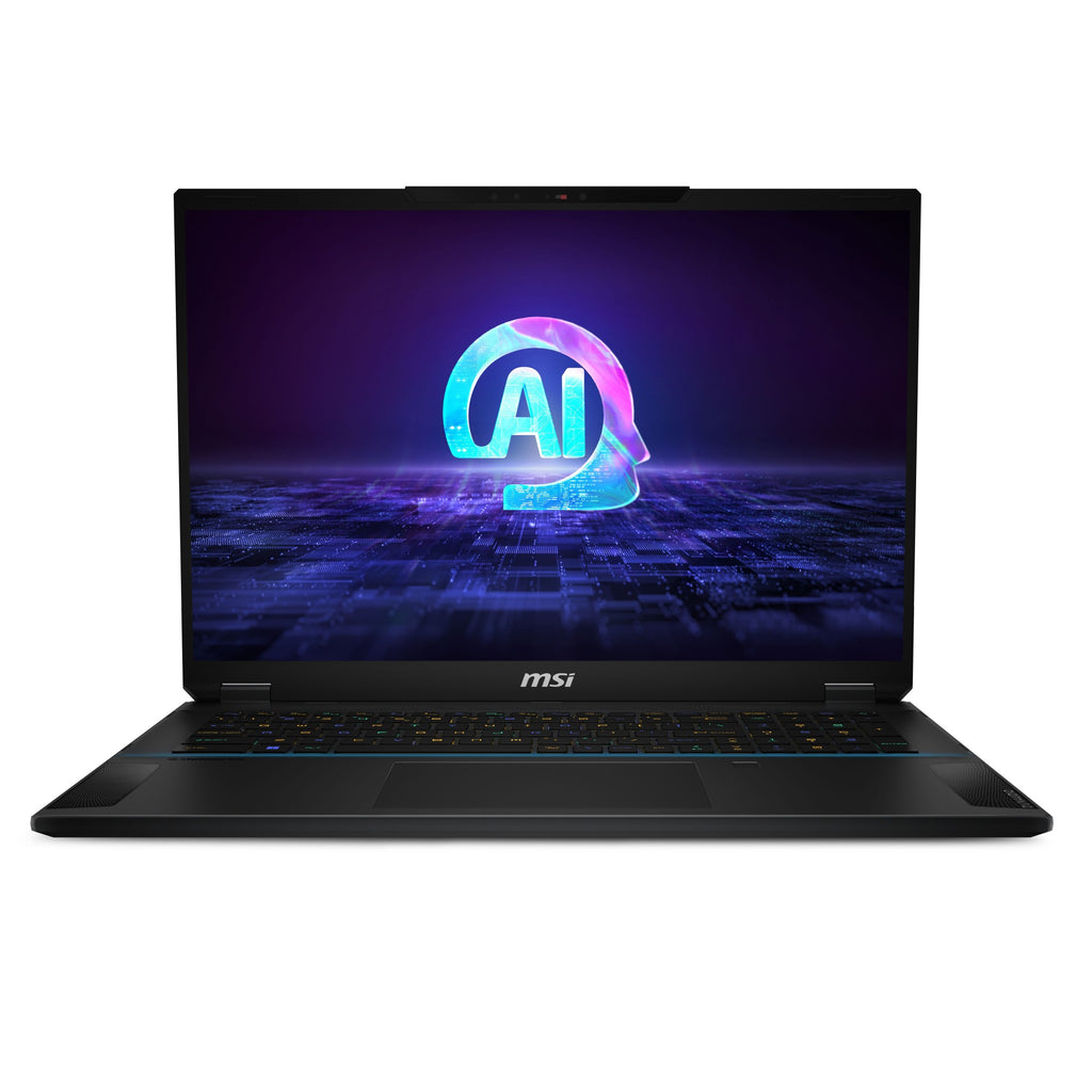 MSI Stealth 18 AI Studio A1VHG-002UK Intel Core Ultra 9 185H Laptop 45.7 cm (18") UHD+ 32 GB DDR5-SDRAM 2 TB SSD NVIDIA GeForce RTX 4080 Wi-Fi 7 (802.11be) Windows 11 Pro Black