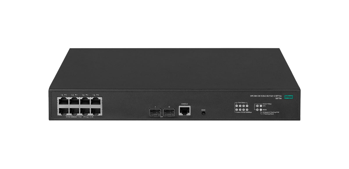 HPE Networking Comware Campus Switch 8G PoE+ 2 SFP 5120v3