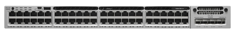 Cisco Catalyst C3850-48T-L, Refurbished Managed Black, Grey