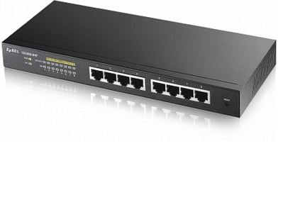 Zyxel GS1900-8HP Managed L2 Gigabit Ethernet (10/100/1000) Power over Ethernet (PoE) Black