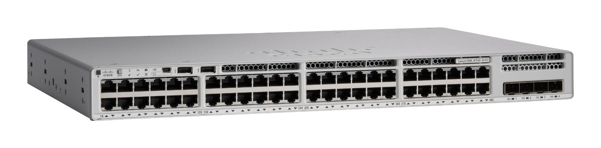 Cisco C9200L-48PXG-2Y-E network switch Managed L2/L3 Gigabit Ethernet (10/100/1000) Power over Ethernet (PoE) Grey
