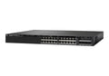 Cisco Catalyst 3650-24PS-L Network Switch, 24 Gigabit Ethernet (GbE) PoE+ Ports, four 1 G Uplinks, 640WAC Power Supply, 1 RU, LAN Base Feature Set, Enhanced Limited Lifetime Warranty (WS-C3650-24PS-L)