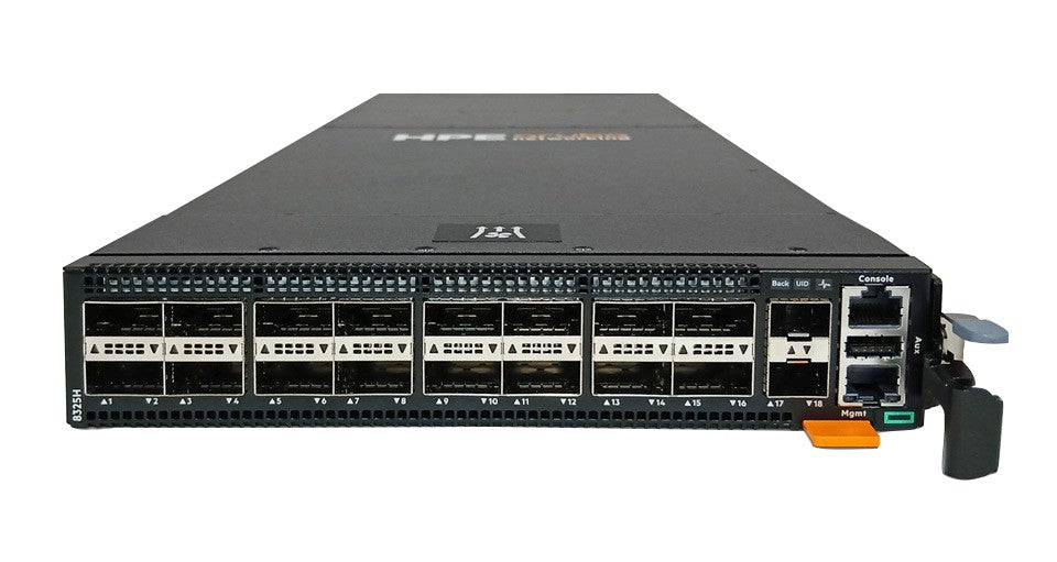 HPE Storage DCN 16p QSFP28 100GbE Power to Connector Half Width Switch H-series SN8325H