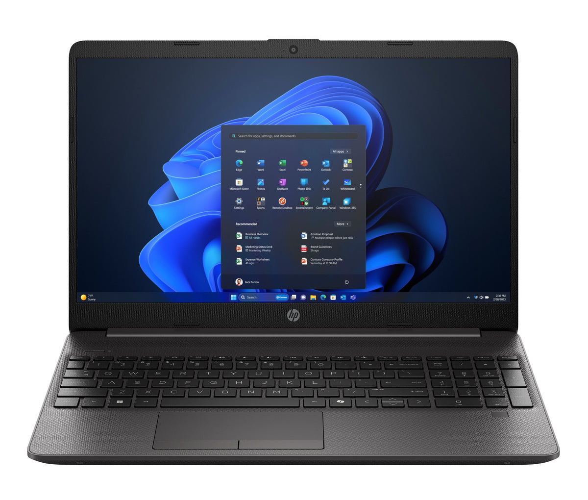 HP 250R G9 Intel Core 5 120U Laptop 39.6 cm (15.6") Full HD 8 GB DDR4-SDRAM 512 GB SSD Wi-Fi 6 (802.11ax) Windows 11 Home Black