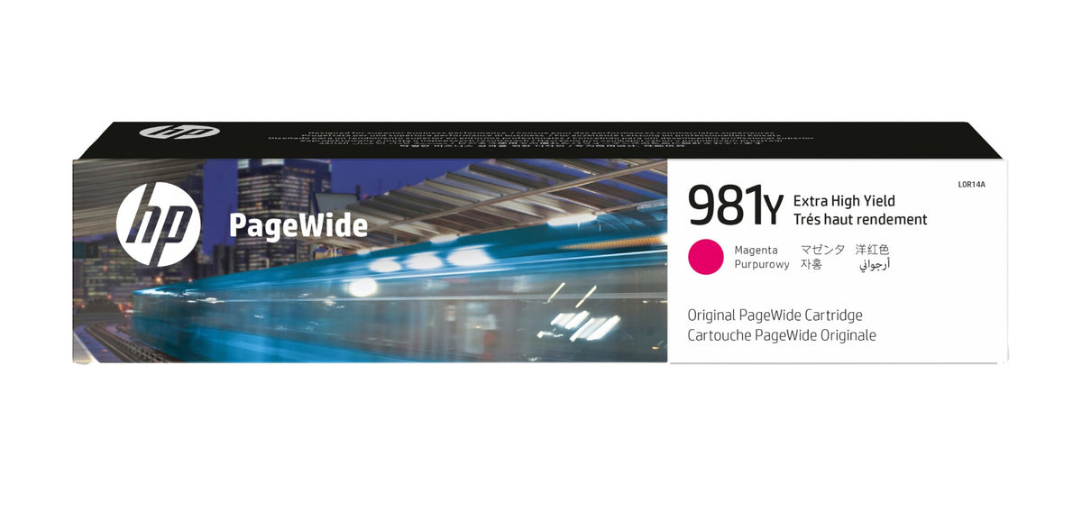 HP L0R14A/981Y Ink cartridge magenta, 16K pages ISO/IEC 19798 183ml for HP PageWide E 58650/556
