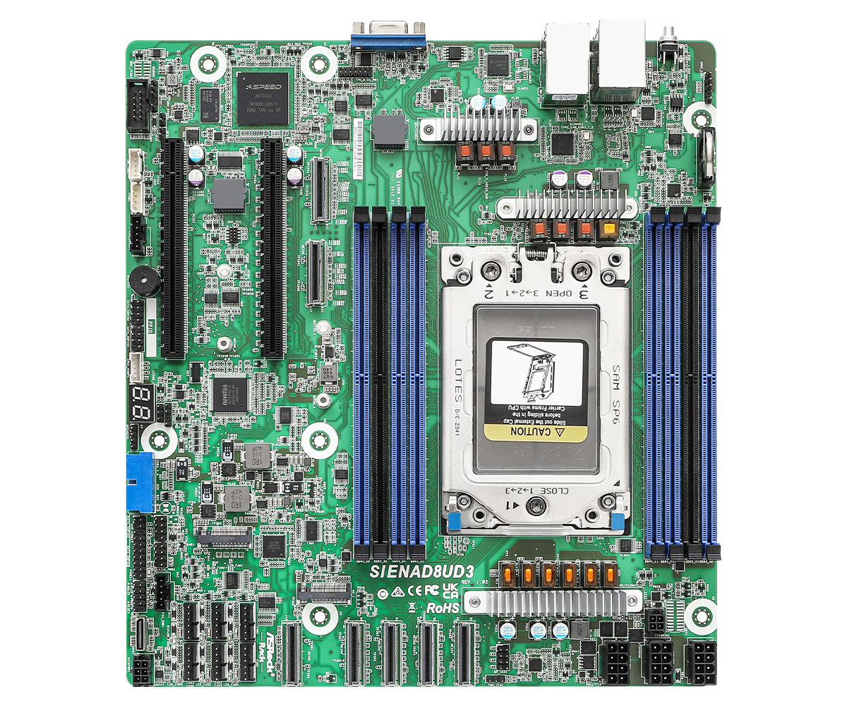 Asrock SIENAD8UD3 motherboard AMD SoC Socket SP6 micro ATX