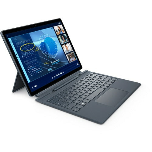 DELL Latitude 7350 Detachable Intel Core Ultra 7 164U Hybrid (2-in-1) 33 cm (13") Touchscreen 3K 16 GB LPDDR5x-SDRAM 512 GB SSD Wi-Fi 7 (802.11be) Windows 11 Pro Black QWERTY Nordic