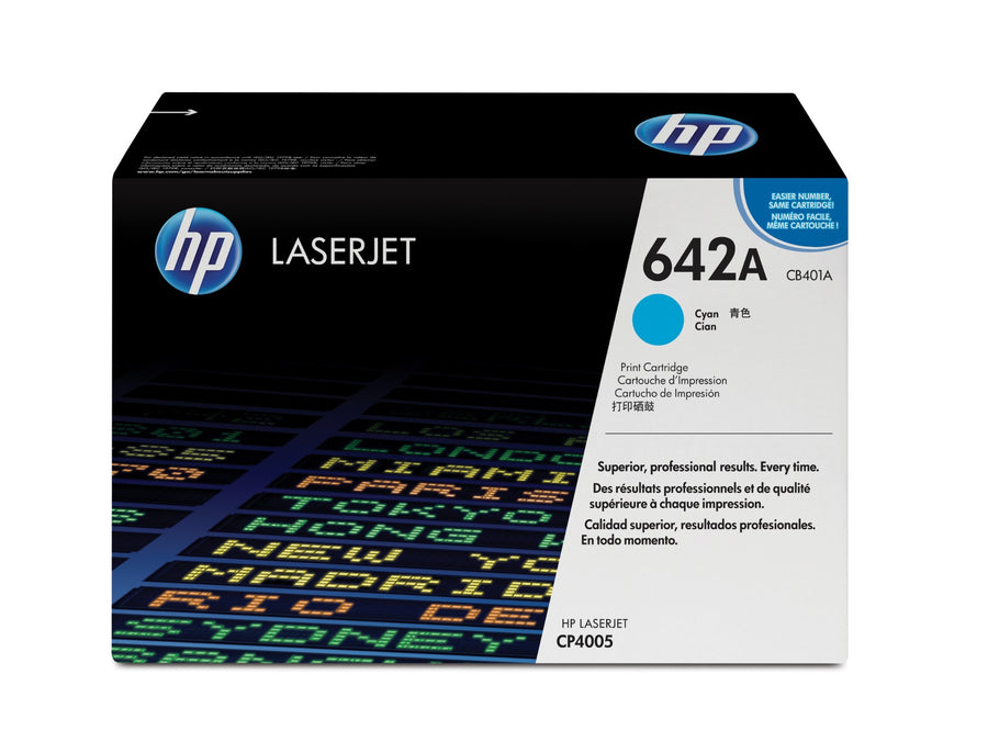 HP CB401A/642A Toner cartridge cyan, 7.5K pages ISO/IEC 19798 for HP CLJ CP 4005