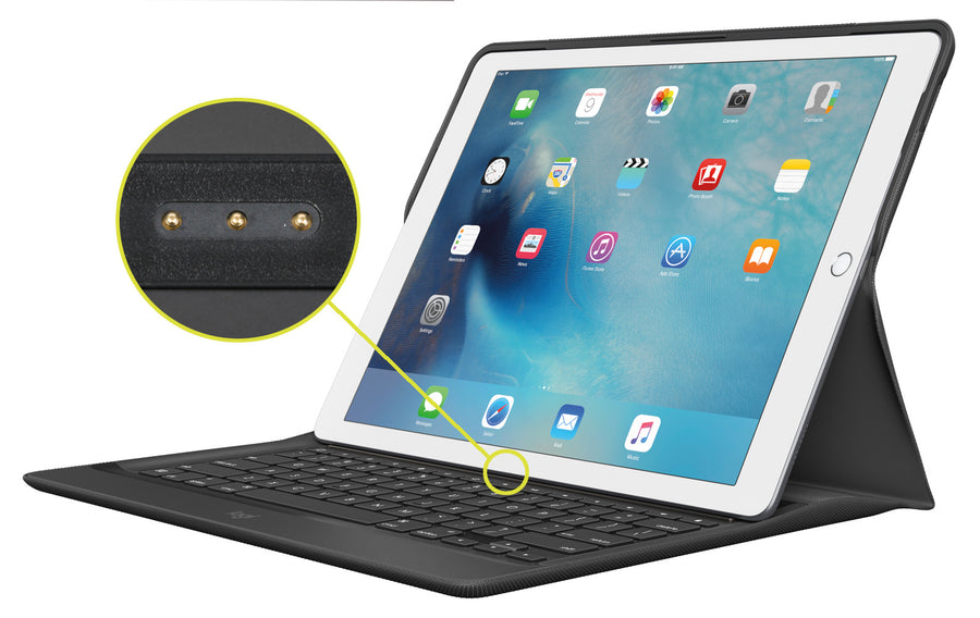 Logitech CREATE Backlit Keyboard Case with Smart Connector QWERTY Spanish Black