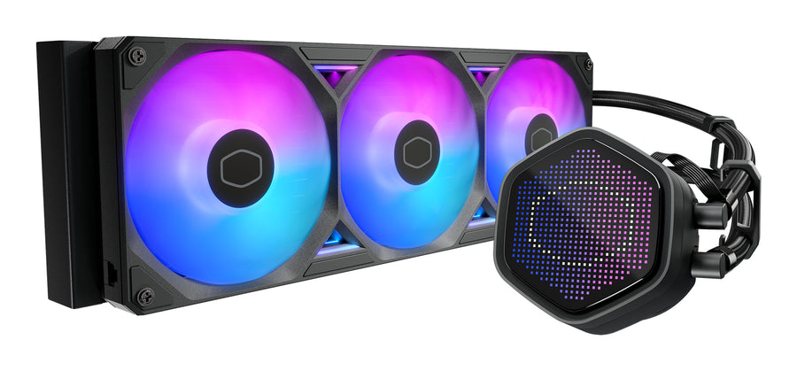 Cooler Master MasterLiquid Atmos II 360 Pixel LED Black Processor Liquid cooling kit 12 cm 1 pc(s)