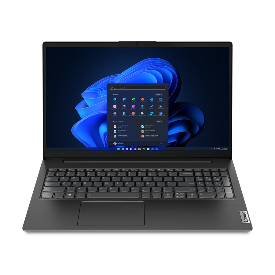 Lenovo V15 G4 ABP AMD RyzenT 5 7430U Laptop 39.6 cm (15.6") Full HD 16 GB DDR4-SDRAM 512 GB SSD Wi-Fi 6 (802.11ax) Windows 11 Pro Nordic Black
