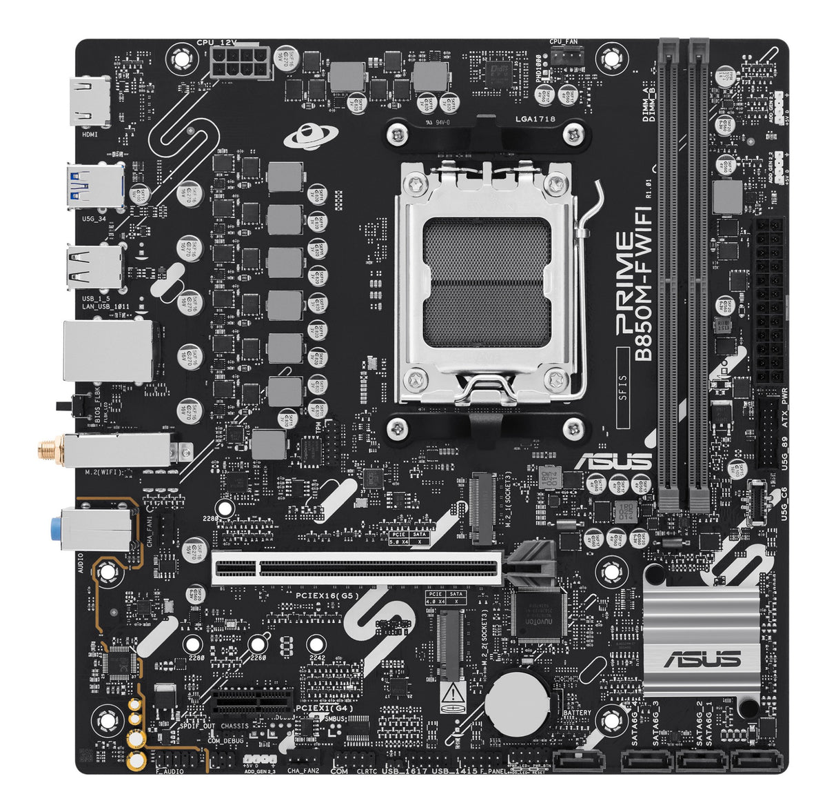 ASUS PRIME B850M-F WIFI AMD B850 Socket AM5 micro ATX
