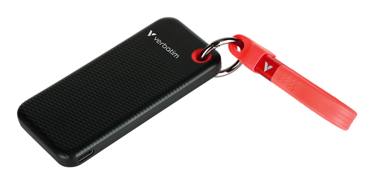 Verbatim Pocket SSD USB 3.2 Gen 2 128GB Black/Red